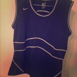 Nike navy and white athletic wear